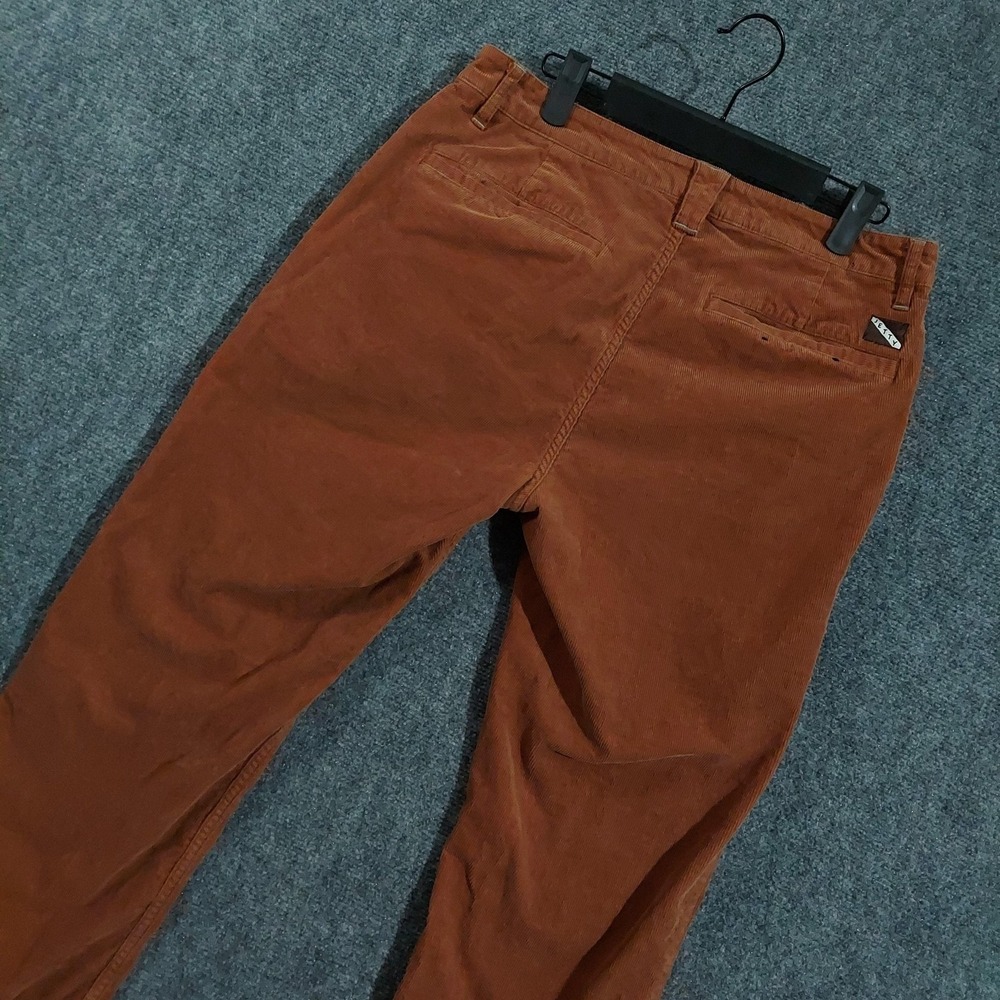 Jetty Pants Mens 32x30 Brown Corduroy Chino Regular Fit Stretch Casual‎ Surfer